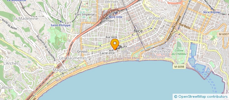 localisation de l'entreprise GENEDIS à NICE