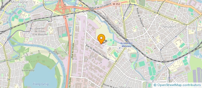 localisation de l'entreprise GENEDIS à STRASBOURG