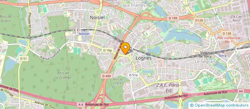 localisation de l'entreprise GENEFIM à LOGNES