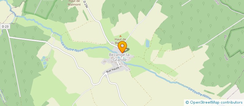 localisation de l'entreprise GENEGAS  BEZANGE-LA-GRANDE