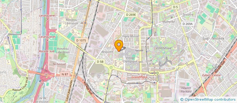 localisation de l'entreprise GENEL  GRENOBLE