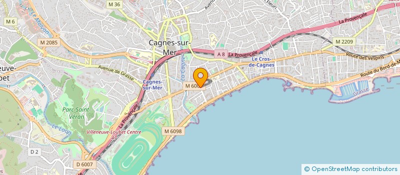 localisation de l'entreprise GENELEC 06 à CAGNES-SUR-MER