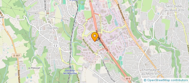 localisation de l'entreprise GENELIOS  CHASSIEU