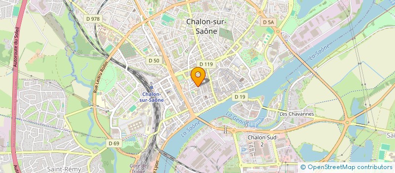 localisation de l'entreprise GENELOT à CHALON-SUR-SAONE