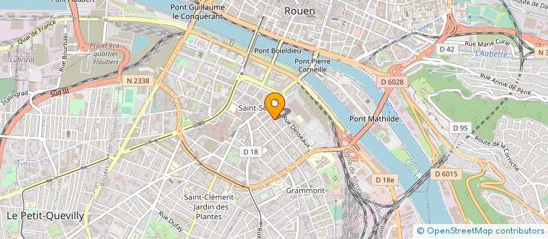 localisation de l'entreprise GENELYS à ROUEN