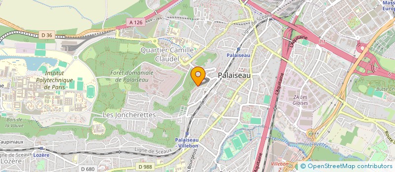 localisation de l'entreprise GENEMARIN à PALAISEAU
