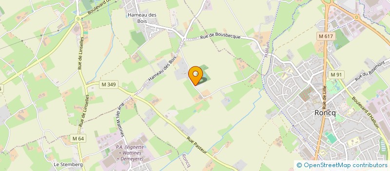 localisation de l'entreprise GENEMAX à RONCQ