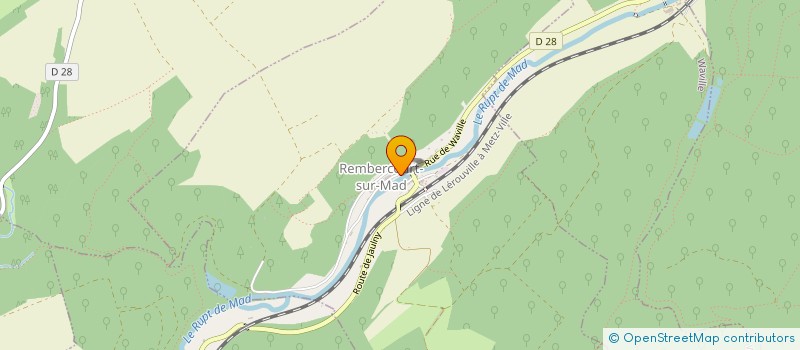 localisation de l'entreprise GENEOLIS GROUPE  REMBERCOURT-SUR-MAD