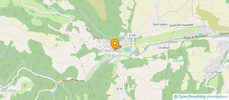 localisation de l'entreprise GENEOMAT  SAINT-BABEL