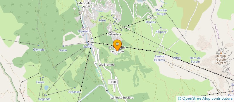 localisation de l'entreprise GENEPI à LES ALLUES