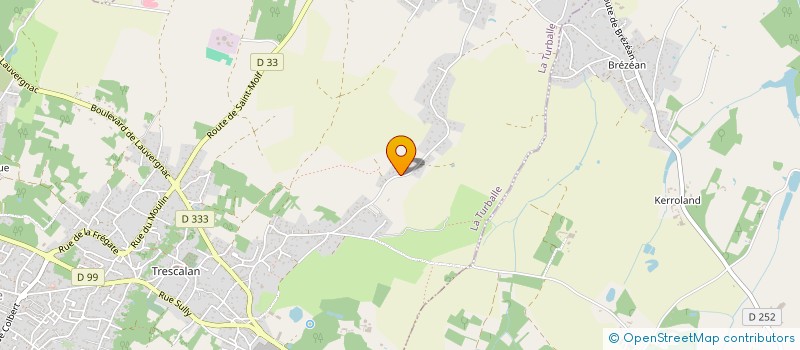 localisation de l'entreprise GENEPI 595  LA TURBALLE