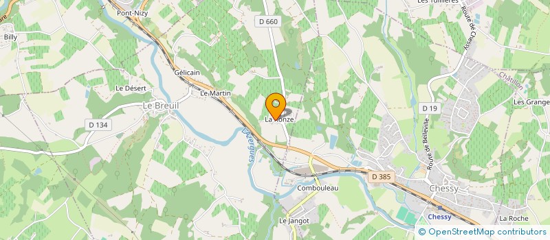 localisation de l'entreprise GENEPI  LE BREUIL