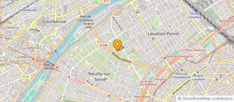 localisation de l'entreprise GENEPI IMMOBILIER à NEUILLY-SUR-SEINE