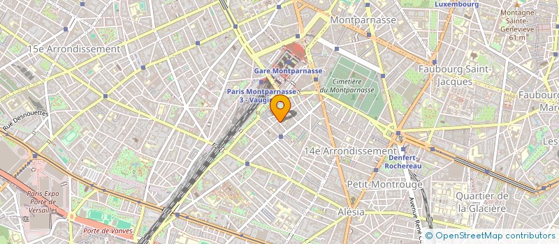 localisation de l'entreprise GENEPI  SARL  PARIS