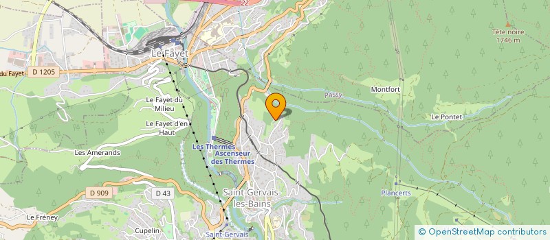 localisation de l'entreprise GENEPY  SAINT-GERVAIS-LES-BAINS