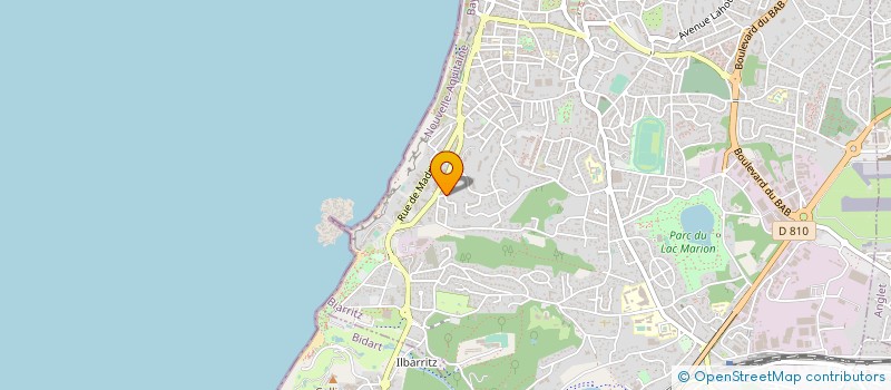 localisation de l'entreprise GENER ACTIONS  BIARRITZ