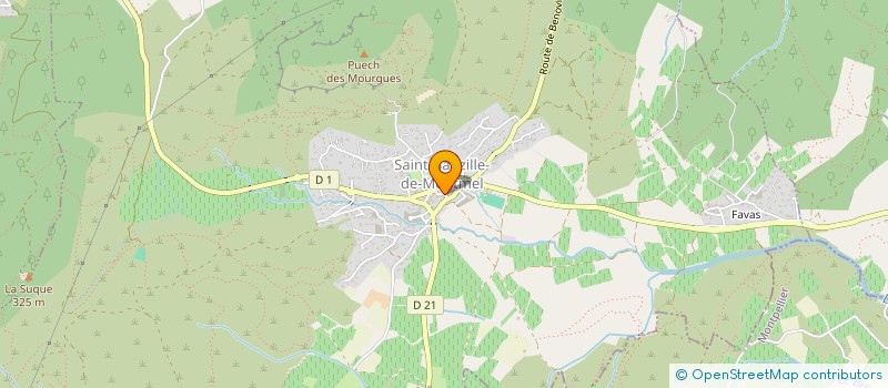 localisation de l'entreprise GENER ACTIONS  SAINT-BAUZILLE-DE-MONTMEL