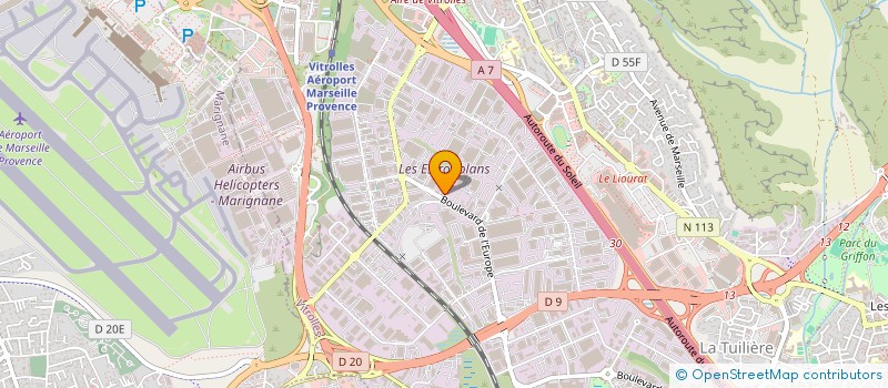 localisation de l'entreprise GENER ELEC à VITROLLES
