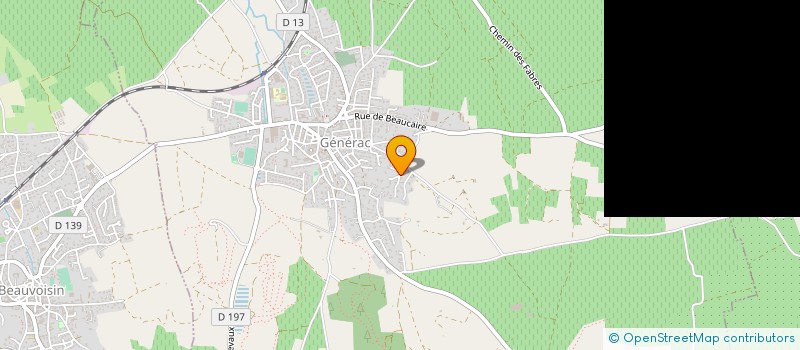 localisation de l'entreprise GENER'IMMO  GENERAC