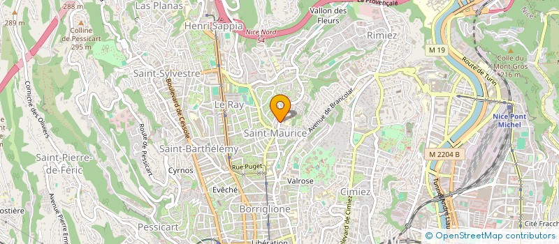 localisation de l'entreprise GENER INTI à NICE