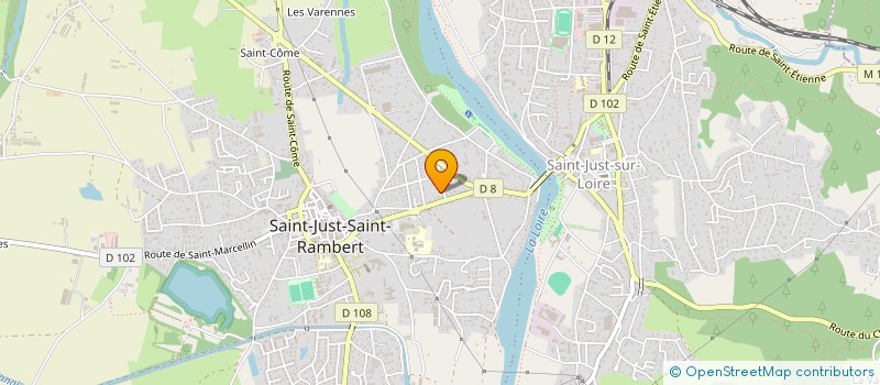 localisation de l'entreprise GENERA  SAINT-JUST-SAINT-RAMBERT
