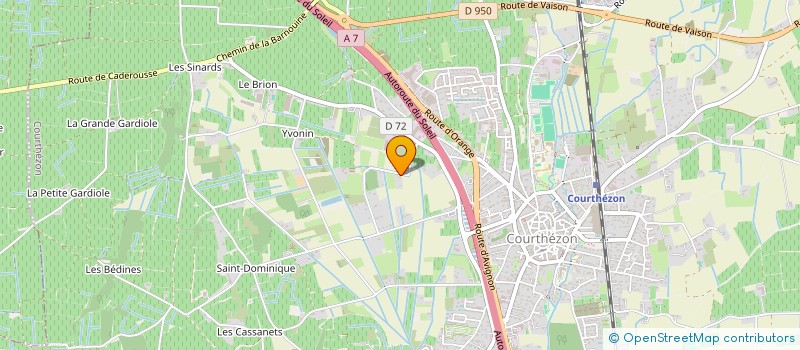 localisation de l'entreprise GENERA'SONG  CHATEAUNEUF-DU-PAPE