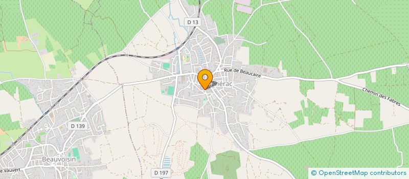 localisation de l'entreprise GENERAC OPTIQUE  GENERAC