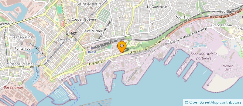 localisation de l'entreprise GENERAL  BREST