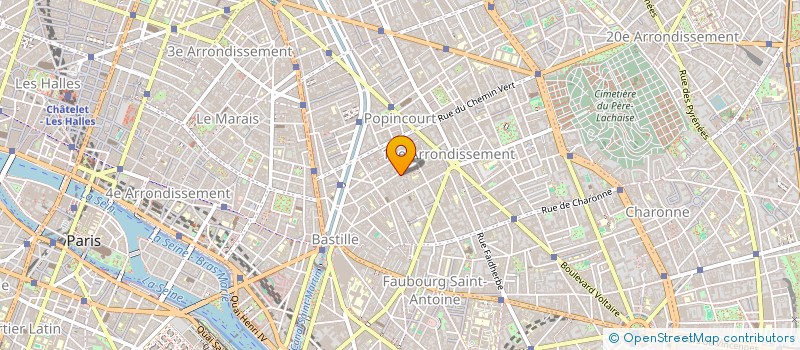 localisation de l'entreprise GENERAL AGENCEMENT NORD à PARIS
