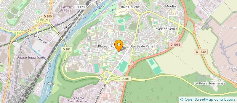 localisation de l'entreprise GENERAL ASSURANCE MEDITERRANEE  CREIL