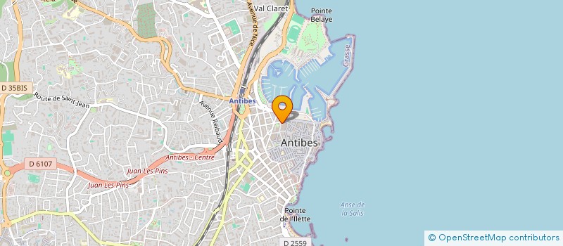 localisation de l'entreprise GENERAL BOAT SERVICES  ANTIBES