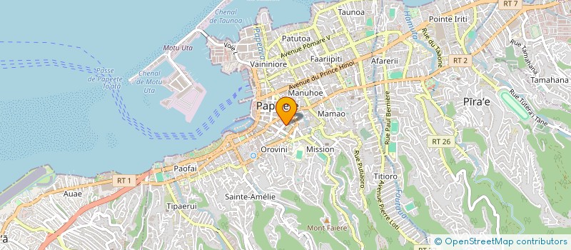 localisation de l'entreprise GENERAL BUREAUTIQUE à PAPEETE