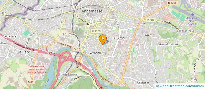 localisation de l'entreprise GENERAL BUSINESS  ANNEMASSE