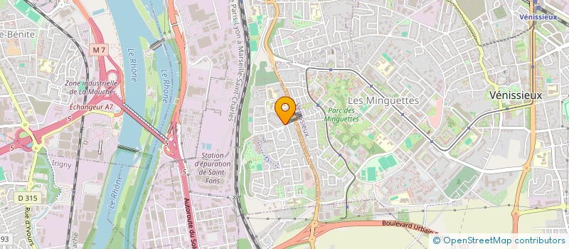 localisation de l'entreprise GENERAL BUSINESS SARL  SAINT-FONS