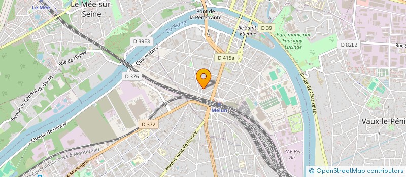 localisation de l'entreprise GENERAL CHAUD FROID  MELUN