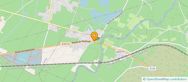 localisation de l'entreprise GENERAL CHEVRIERE ET COMPAGNIE  VILLEDAIGNE