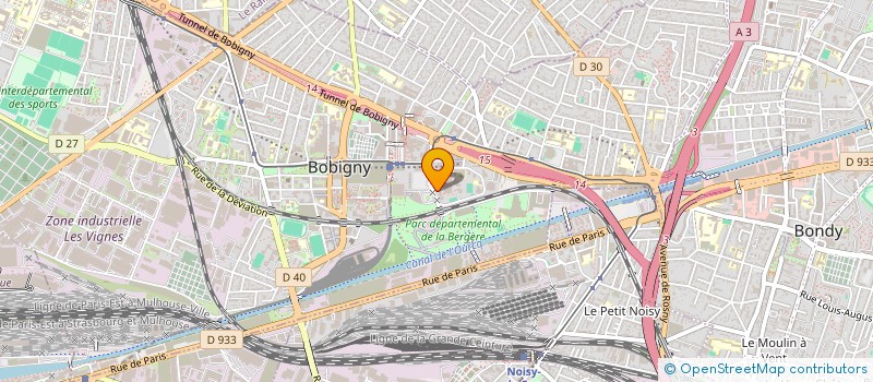 localisation de l'entreprise GENERAL CONCEPT PRO à BOBIGNY