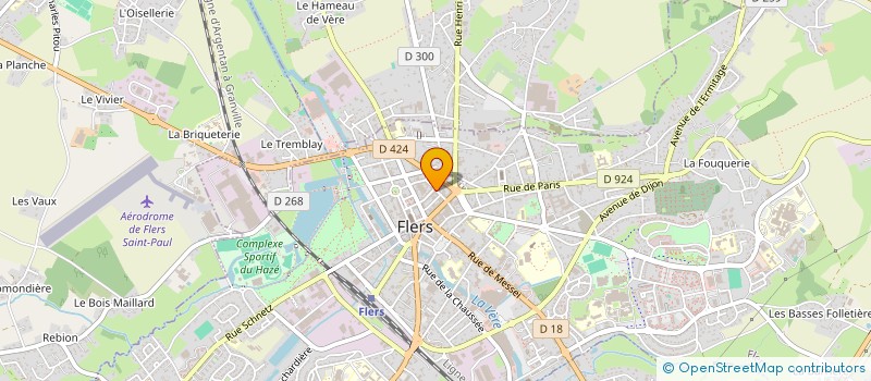 localisation de l'entreprise GENERAL CORPORATION à FLERS