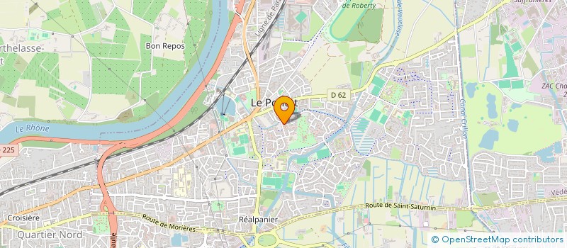 localisation de l'entreprise GENERAL COVERAGE  LE PONTET