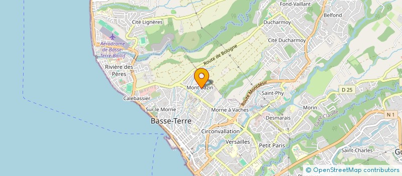 localisation de l'entreprise GENERAL CRYPTO COMPAGNIE à BASSE-TERRE