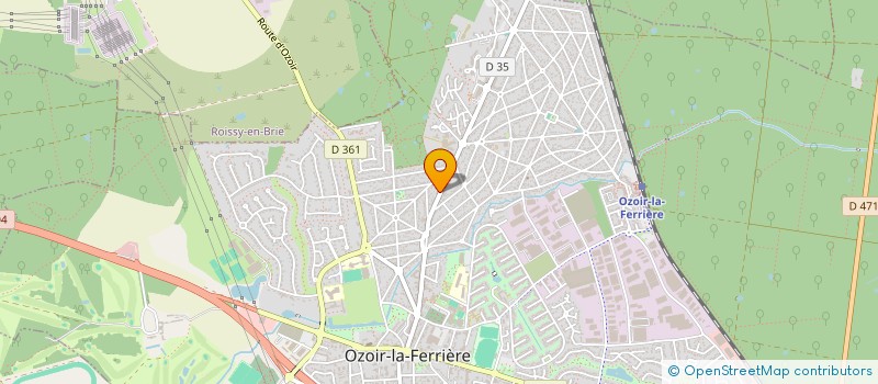 localisation de l'entreprise GENERAL DE GAULLE  OZOIR-LA-FERRIERE