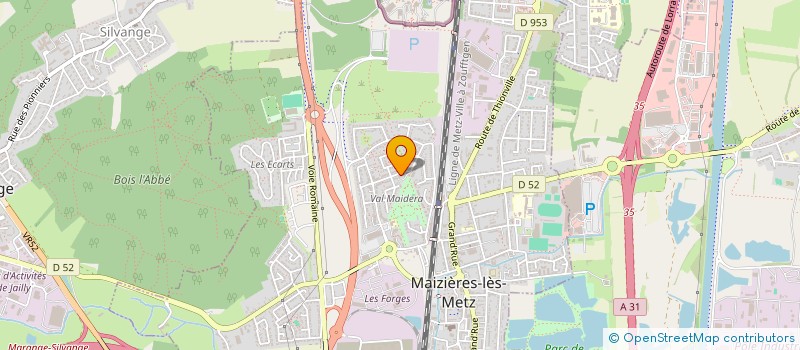 localisation de l'entreprise GENERAL DE GAULLE  MAIZIERES-LES-METZ