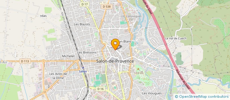 localisation de l'entreprise GENERAL DE TRAVAUX PUBLICS à LANCON-PROVENCE