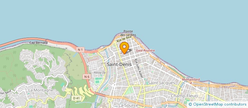 localisation de l'entreprise GENERAL DIFFUSION à SAINT-DENIS