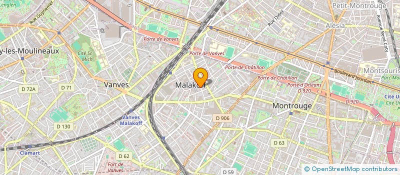 localisation de l'entreprise GENERAL DISTRIBUTION à MALAKOFF