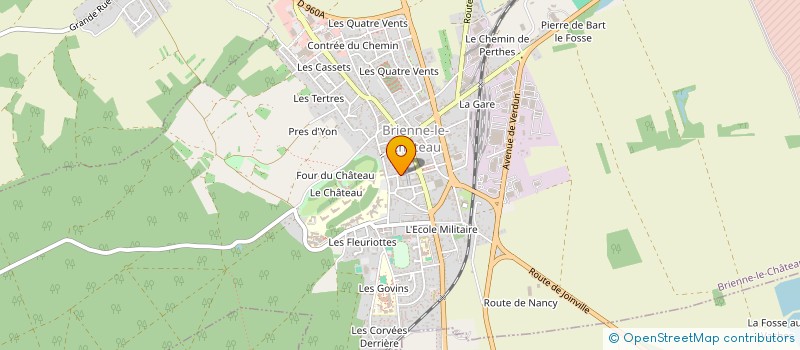 localisation de l'entreprise GENERAL DU BATIMENT à BRIENNE-LE-CHATEAU