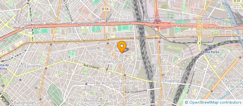 localisation de l'entreprise GENERAL DU METAL à PARIS
