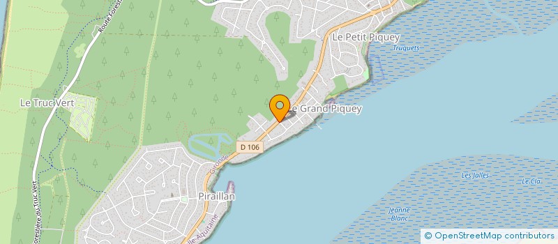 localisation de l'entreprise GENERAL ELECTRIQUE NIBAUDEAU  LEGE-CAP-FERRET