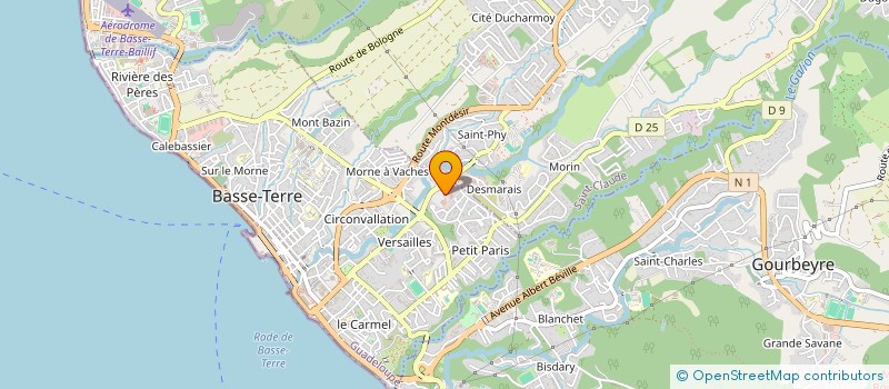 localisation de l'entreprise GENERAL ELECTRIQUE SERVICE à BASSE-TERRE