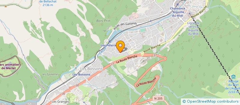 localisation de l'entreprise GENERAL ENERGIE  CHAMONIX-MONT-BLANC